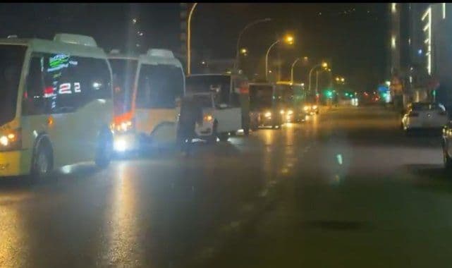 Bursa'da Otobüsçülerden Zam Eylemi: Kent Merkezinde Konvoy Oluşturdular