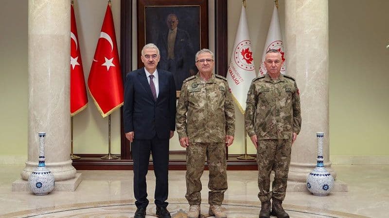 Bursa Valisi Ayyıldız, Kara Kuvvetleri Komutanı Orgeneral Tokel'i Kabul Etti