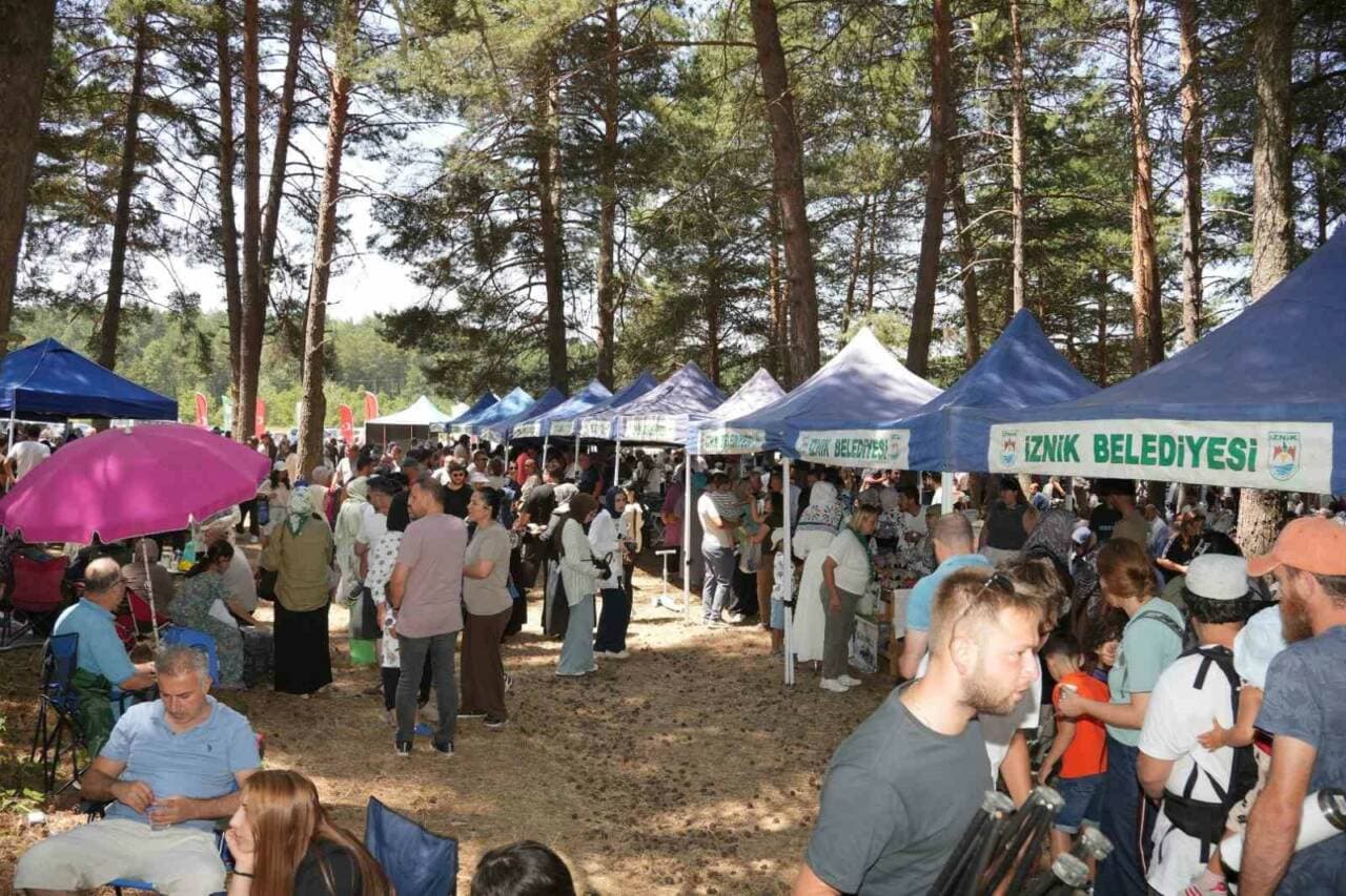 Bursa İznik'te Düzenlenen 5. Maviyemiş Festivali Yoğun İlgi Gördü
