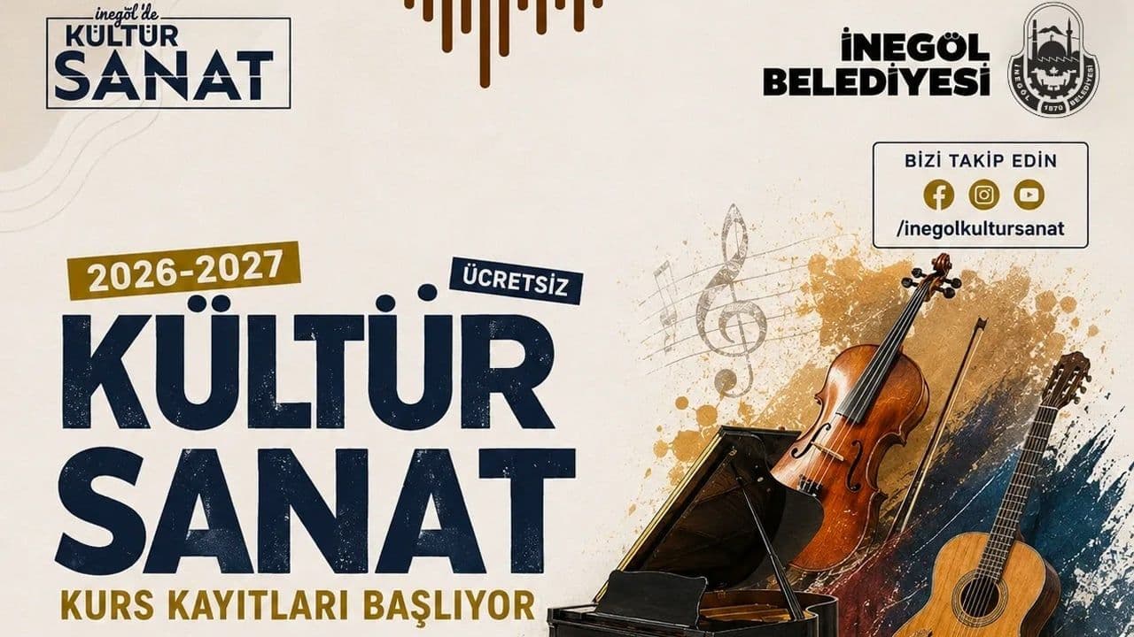 İnegöl Belediyesi'nden Ücretsiz Kurs Kayıtları Başlıyor: 34 Branşta Eğitim Fırsatı