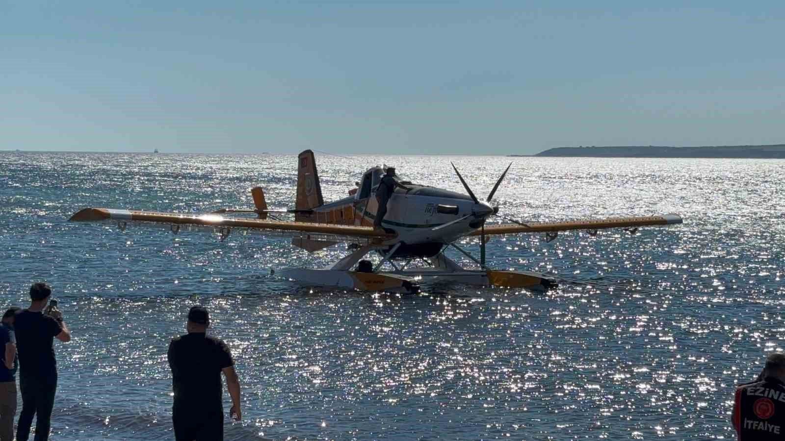 Çanakkale'de Yangın Söndürme Uçağı Kalkış Yapamadı: Pilot Güvende