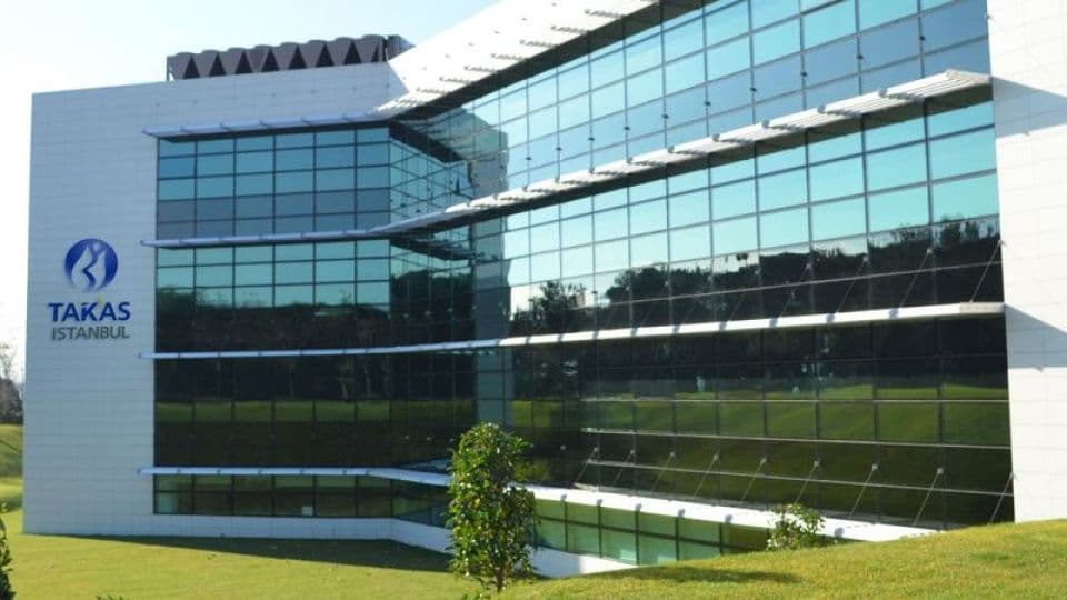 Takasbank genel müdürlük binası dış görünüşü, finans kurumu.