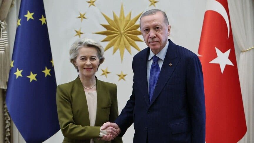 Cumhurbaşkanı Erdoğan ve von der Leyen'den Kritik Türkiye-AB Görüşmesi