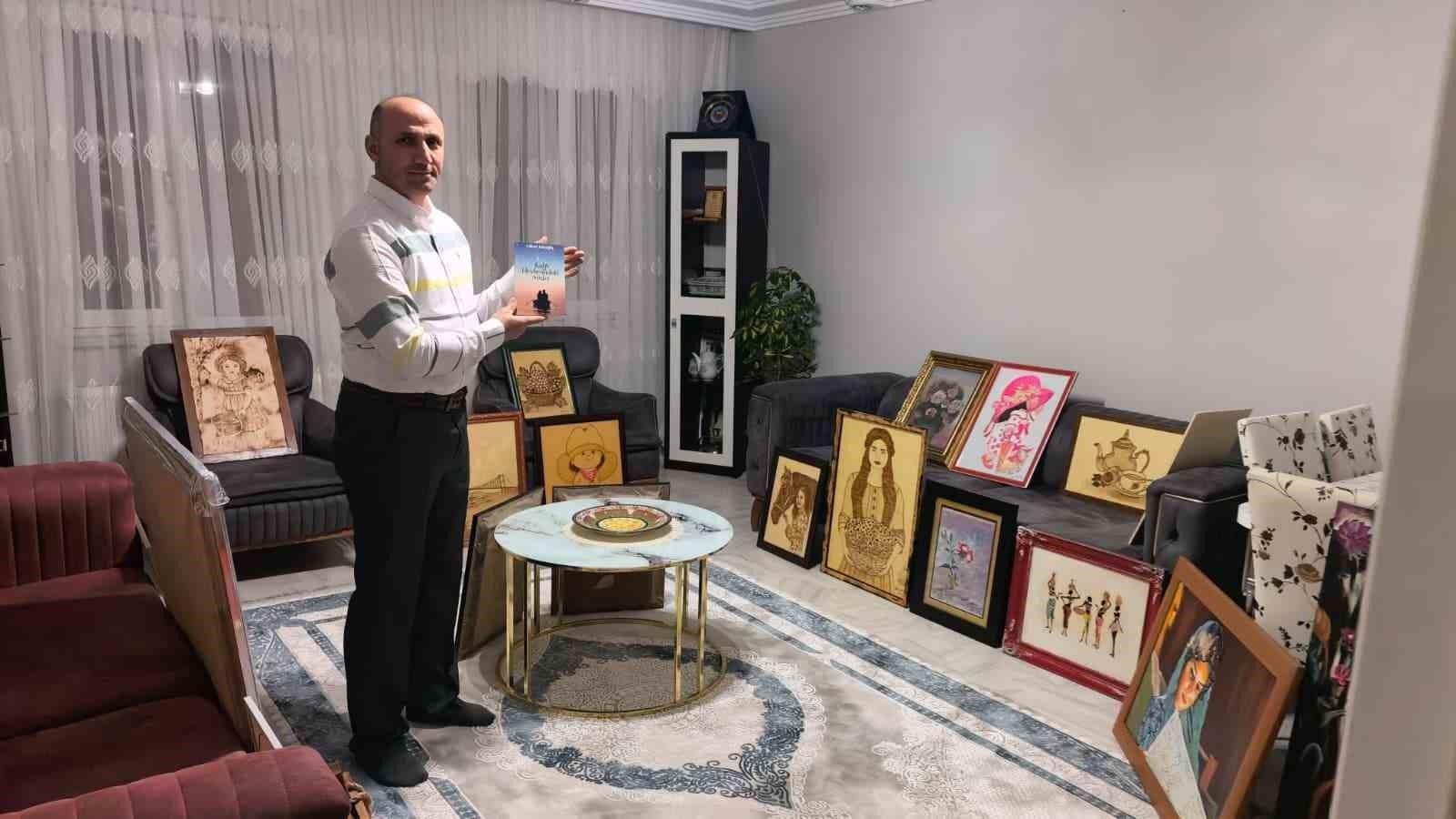 İnegöllü Güvenlik Görevlisi Yüksel Kılıçoğlu, Çatı Katını Sanat Atölyesine Çevirip Bin Eser Üretti