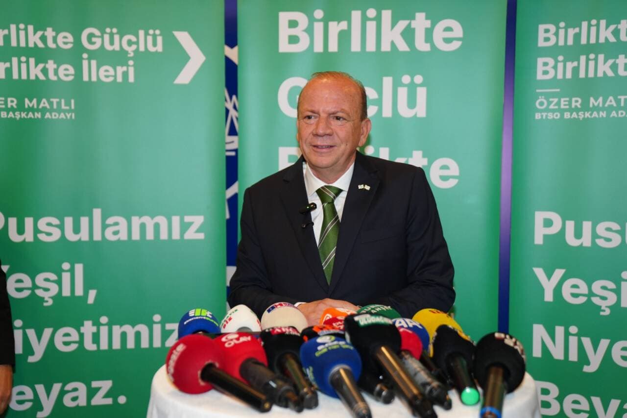 BTSO Seçimleri Sonrası Özer Matlı'dan İlk Mesaj: 'Bursa Kazandı'