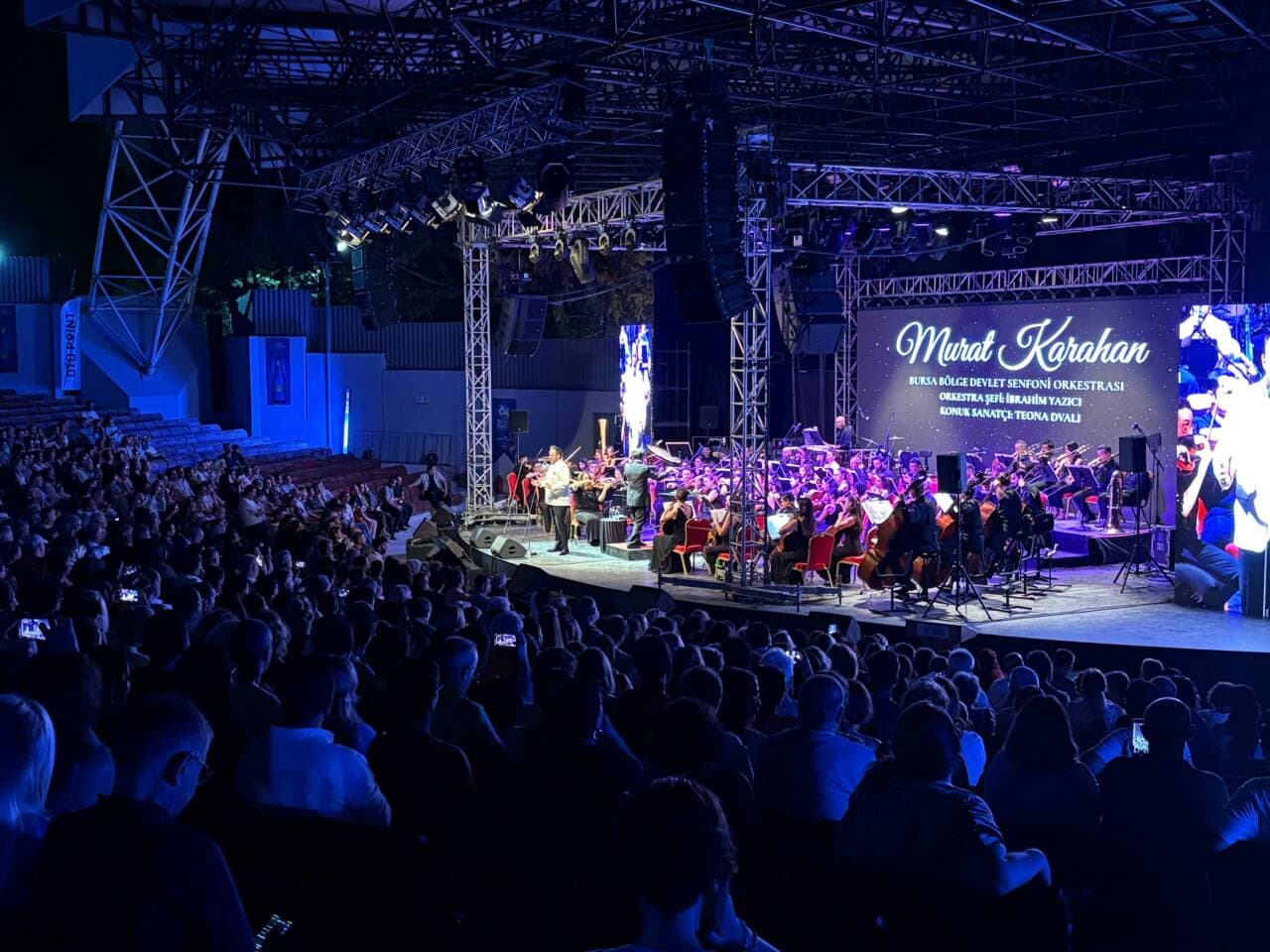 64. Uluslararası Bursa Festivali Murat Karahan Konseriyle Açıldı