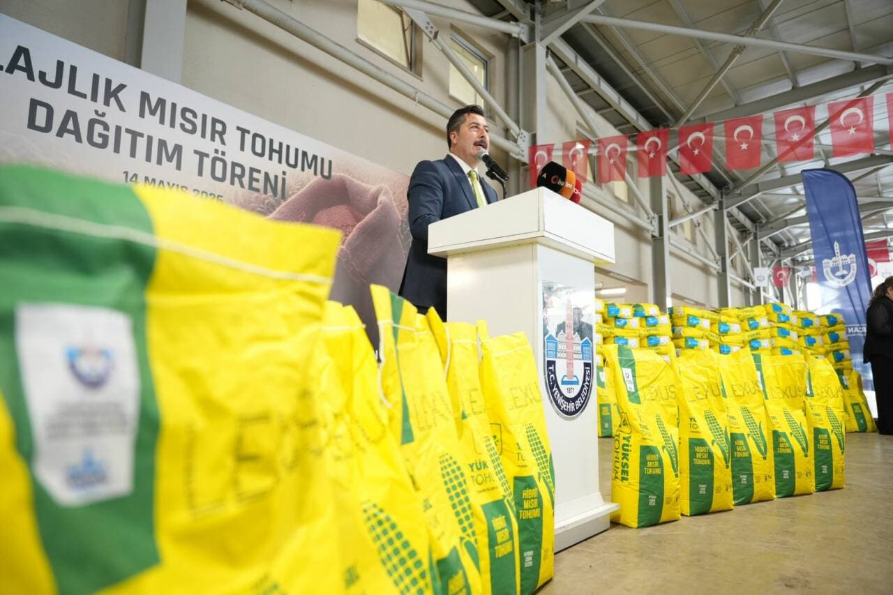 Yenişehir Belediyesi'nden Çiftçilere Yüzde 100 Hibeli Silajlık Mısır Tohumu Desteği