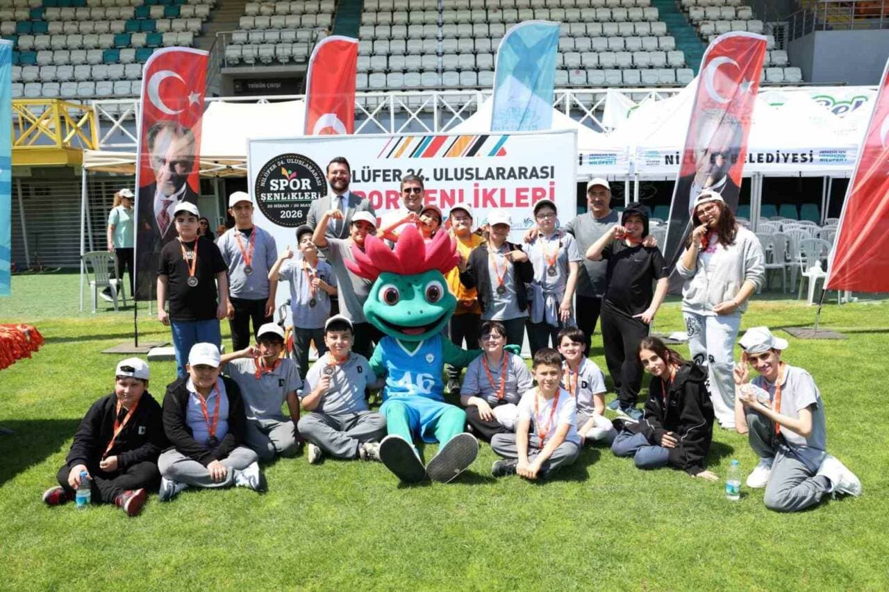 Nilüfer'de Özel Öğrenciler Spor Şenliği'nde Buluştu