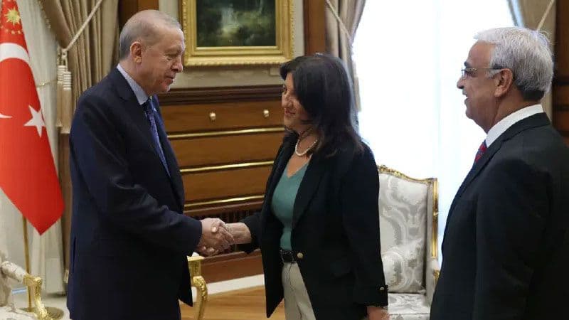 Cumhurbaşkanı Erdoğan, DEM Parti Heyeti ile Görüştü: Terörsüz Türkiye Süreci Masada