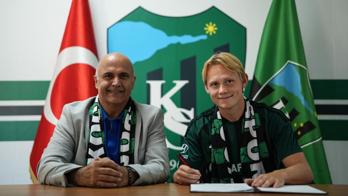 Kocaelispor, Norveçli Futbolcu Tobias Gulliksen'i Kiralık Olarak Kadrosuna Kattı