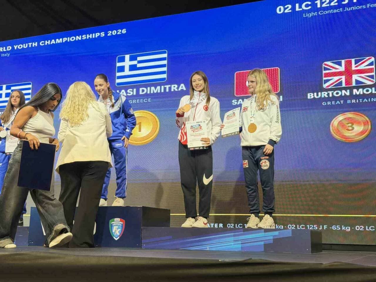Bursalı Milli Kick Boksçu Aslı Salım Dünya Üçüncüsü Oldu