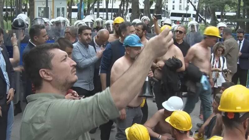 Maden İşçilerinin Ankara'daki Eylemi Uzlaşmayla Sona Erdi