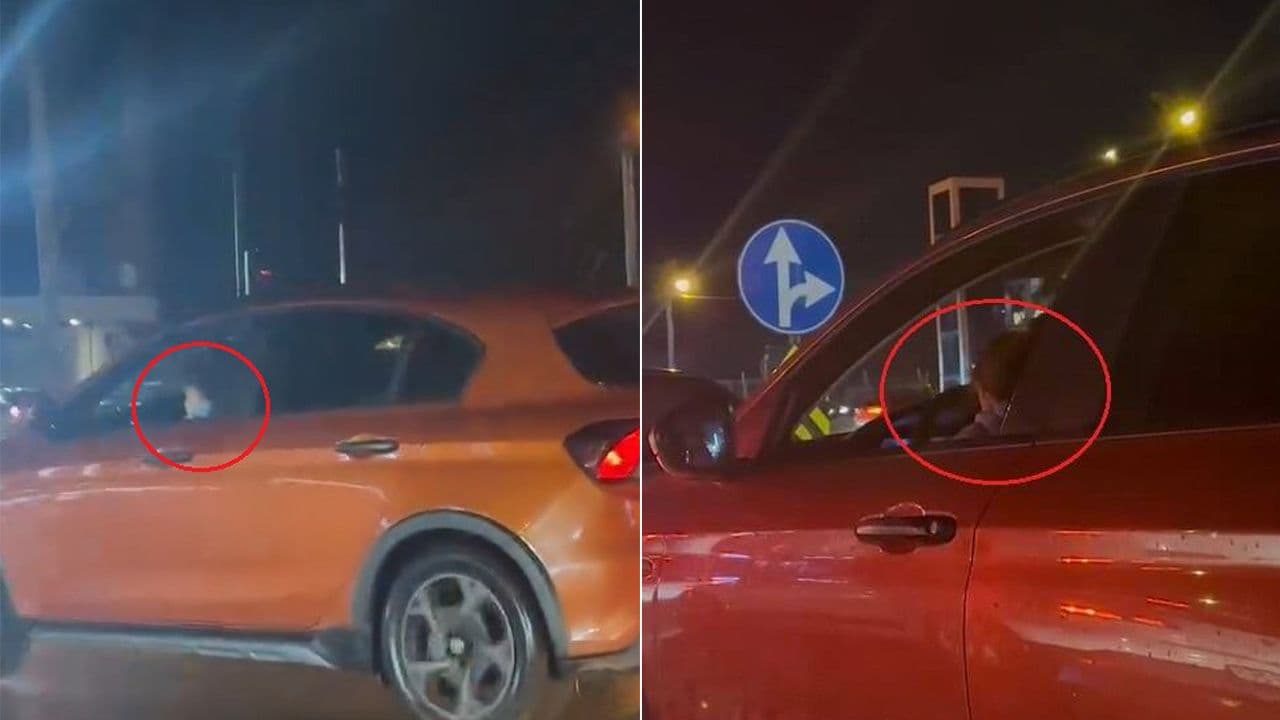 Bursa İnegöl'de Akıl Almaz Görüntüler: Çocuk Direksiyon Başında Trafikte