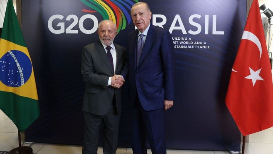 Cumhurbaşkanı Erdoğan, Brezilya Devlet Başkanı Lula ile İkili İlişkileri Görüştü