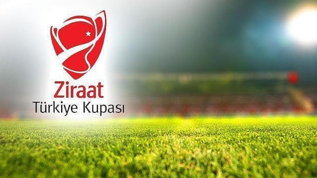 Ziraat Türkiye Kupası logosu ve futbol sahası
