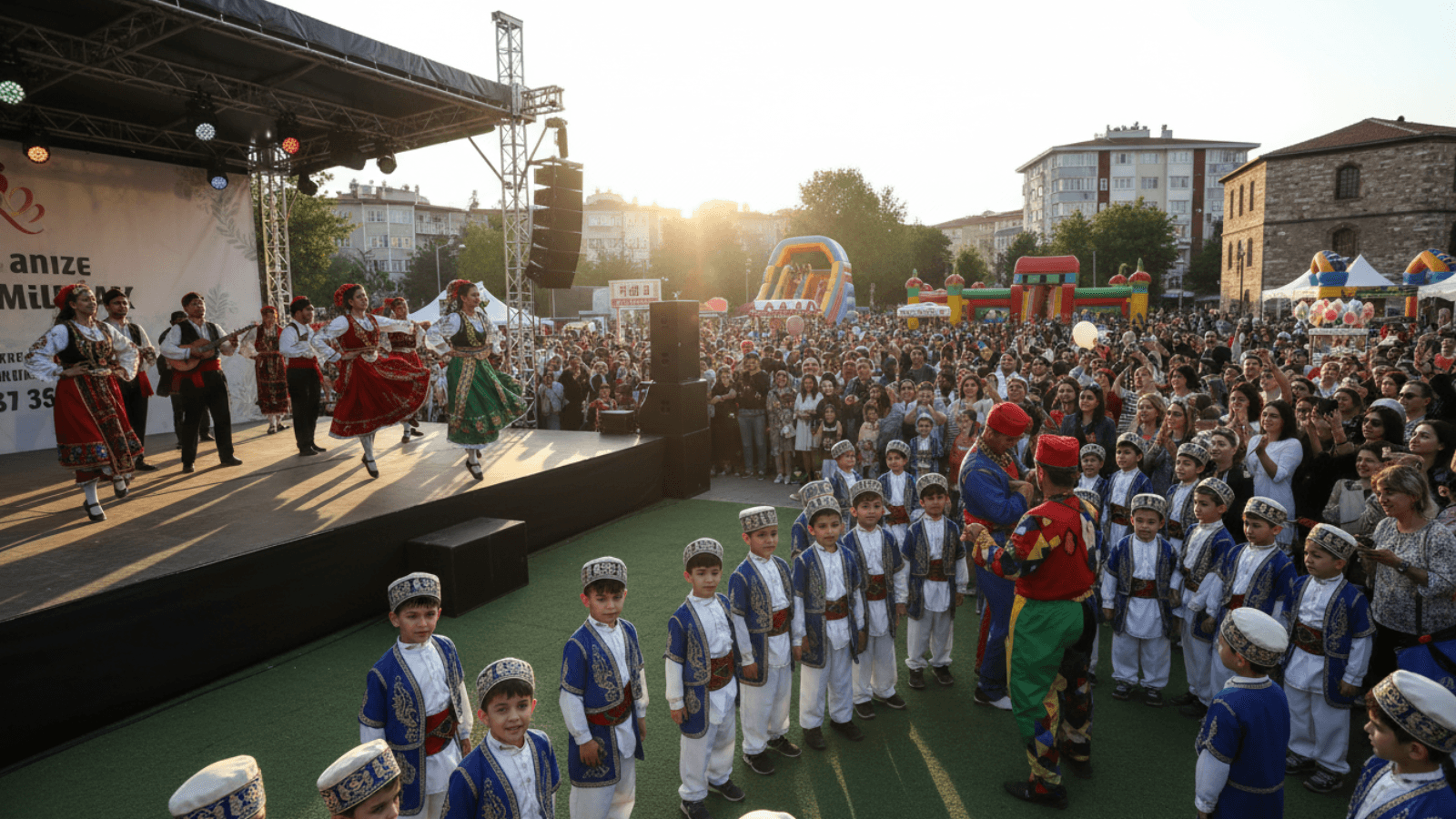 Kağıthane'de Geleneksel Sünnet ve Uluslararası Halk Oyunları Festivalleriyle Çifte Şölen