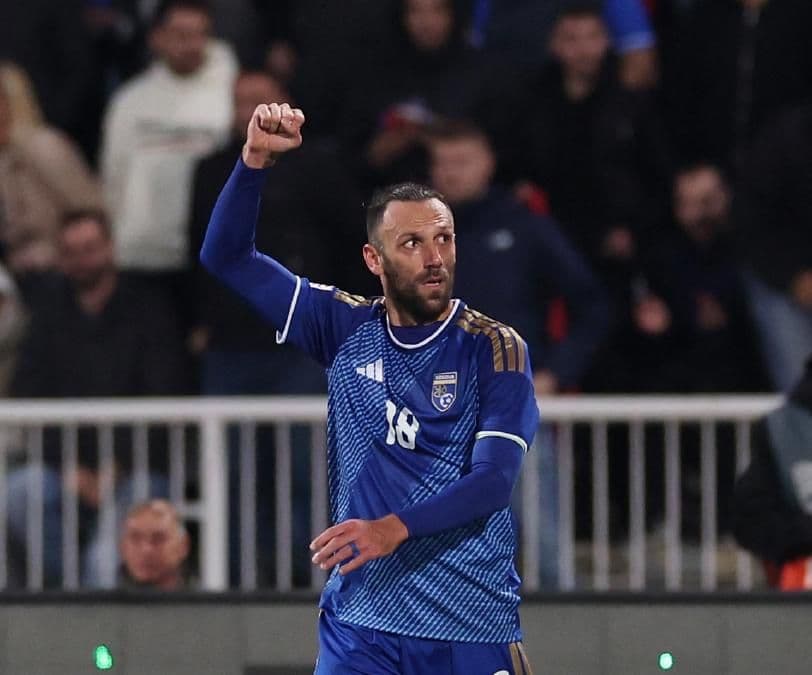 Vedat Muriqi, Kosova'ya İrlanda Karşısında Galibiyeti Getiren Golü Attı